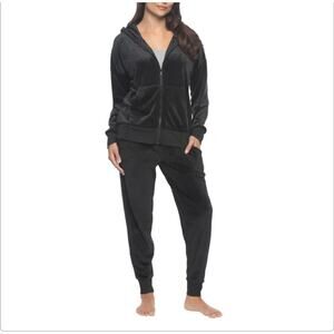 Felina Women's Velour 2 Piece Track Suit NWT Med Designer Look for Less